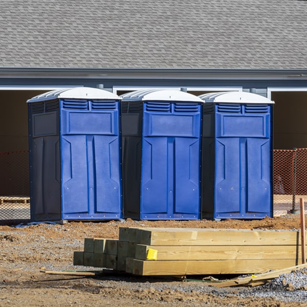 are there any restrictions on what items can be disposed of in the portable toilets in Bristow IA